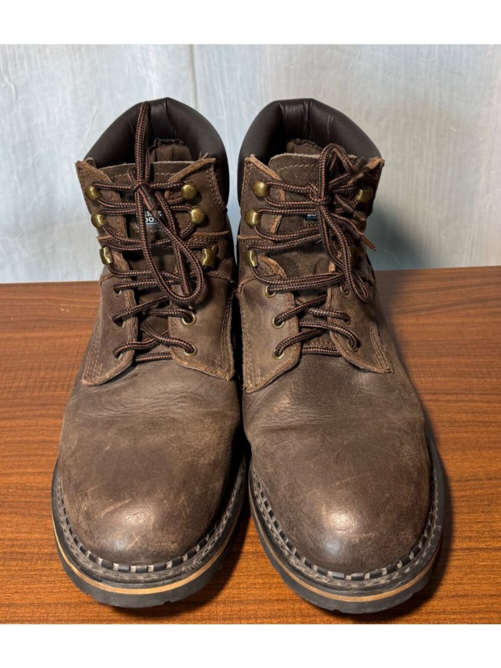 McRae Industrial Men's size 14 Brown Leather Lace-Up Work Boots